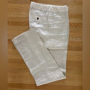 J. Crew Women’s Linen Cream Dress Pants